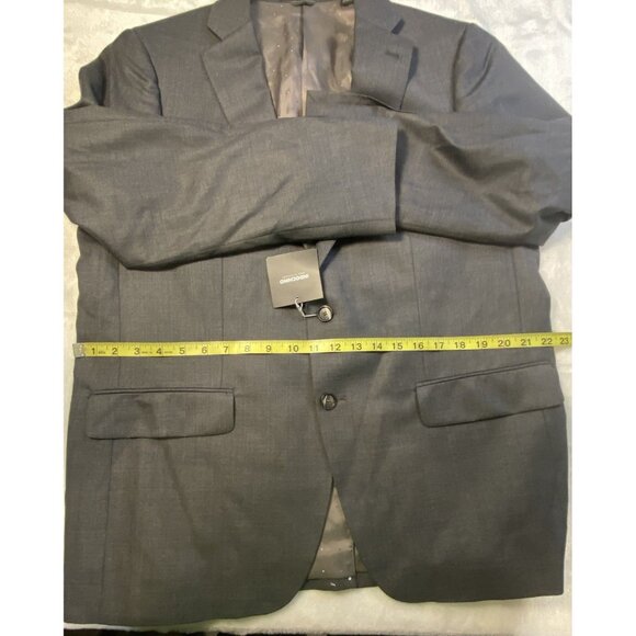 Indochino Blazer Mens 44 Gray Wool Cashmere Sports Coat Jacket Luxury Lined - Picture 10 of 12